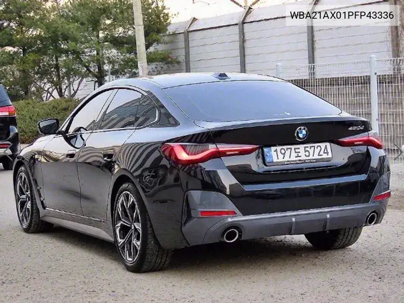 4 Series (G22) 420D M Sports Gran Coupe VIN: WBA21AX01PFP43336 Lot: 40008815