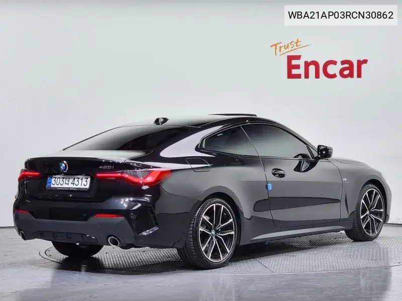4 Series (G22) 420I M Sports Coupe VIN: WBA21AP03RCN30862 Lot: 40016692