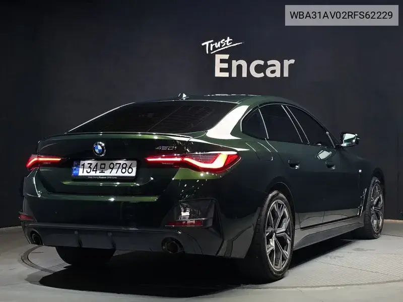 4 Series (G22) 420I M Sports Gran Coupe VIN: WBA31AV02RFS62229 Lot: 39887814