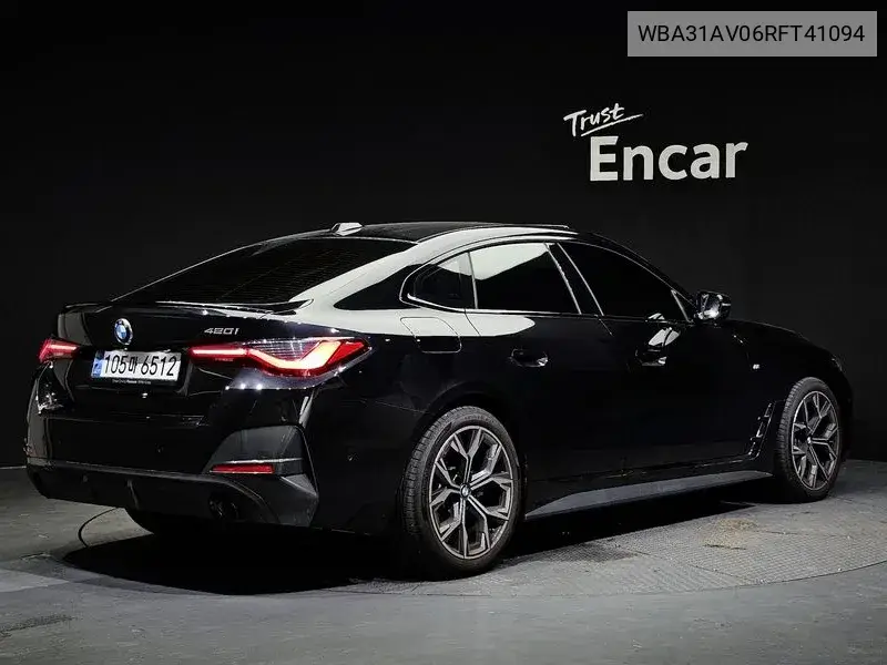 4 Series (G22) 420I M Sports Gran Coupe VIN: WBA31AV06RFT41094 Lot: 39954576