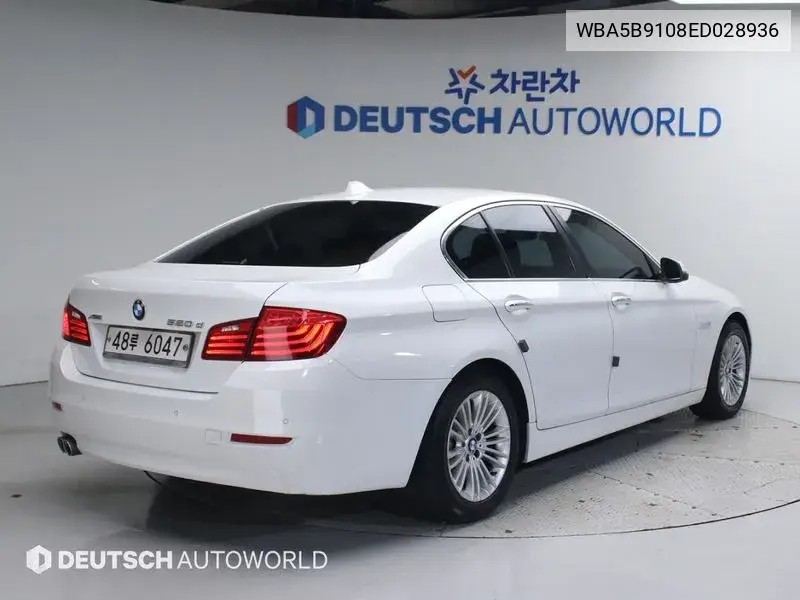5 Series (F10) 520D xDrive VIN: WBA5B9108ED028936 Lot: 39634347