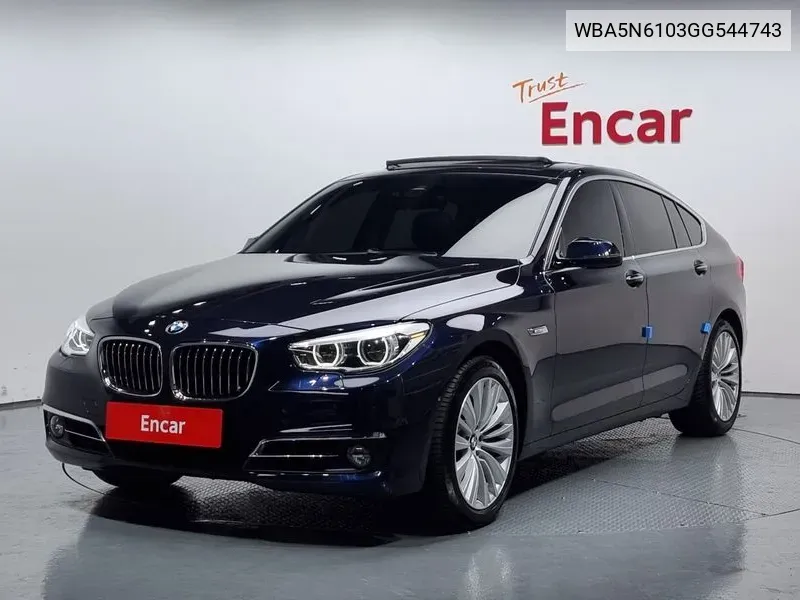 5 Series Gt (F07)Gt 30D xDrive VIN: WBA5N6103GG544743 Lot: 38692960