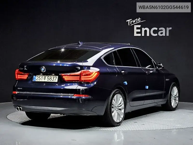 5 Series Gt (F07) Gt 30D xDrive VIN: WBA5N6102GG544619 Lot: 38960986