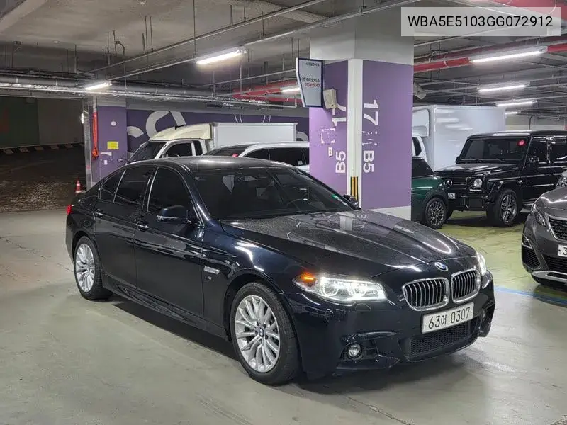 5 Series (F10) 520D M Aero Dynamic VIN: WBA5E5103GG072912 Lot: 39970641