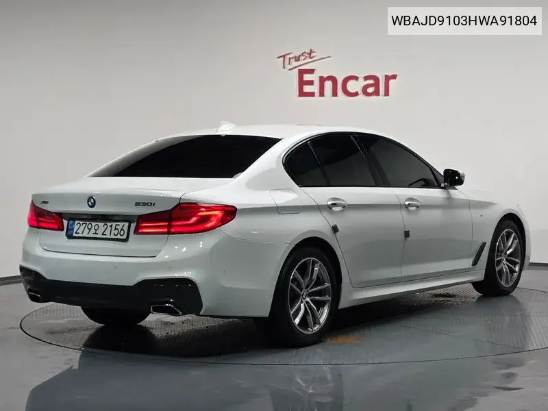 5 Series (G30) 530I xDrive M Sports Plus VIN: WBAJD9103HWA91804 Lot: 39986625