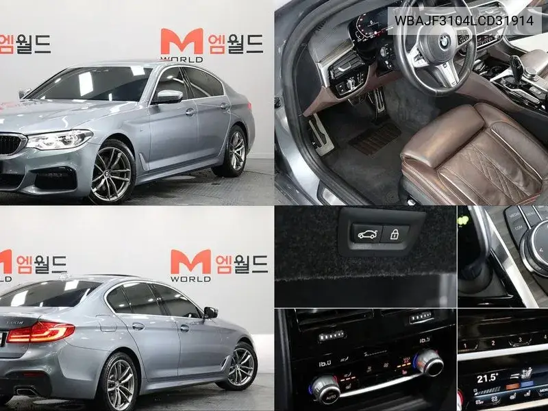5 Series (G30) 520D M Sports Plus VIN: WBAJF3104LCD31914 Lot: 39790859