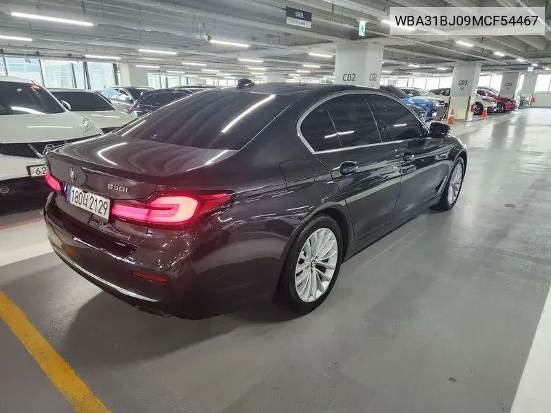5 Series (G30) 530I xDrive Luxury VIN: WBA31BJ09MCF54467 Lot: 39992184