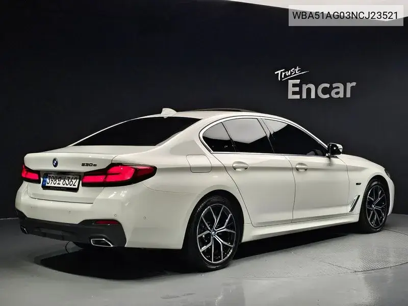 5 Series (G30) 530E M Sports VIN: WBA51AG03NCJ23521 Lot: 39987430