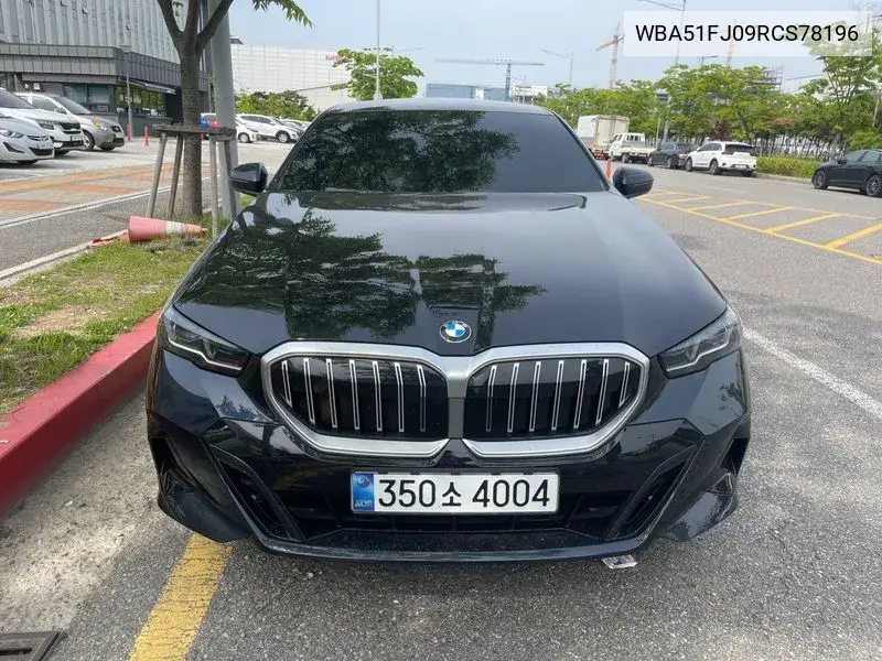 5 Series (G60) 530I xDrive M Sports VIN: WBA51FJ09RCS78196 Lot: 39643500