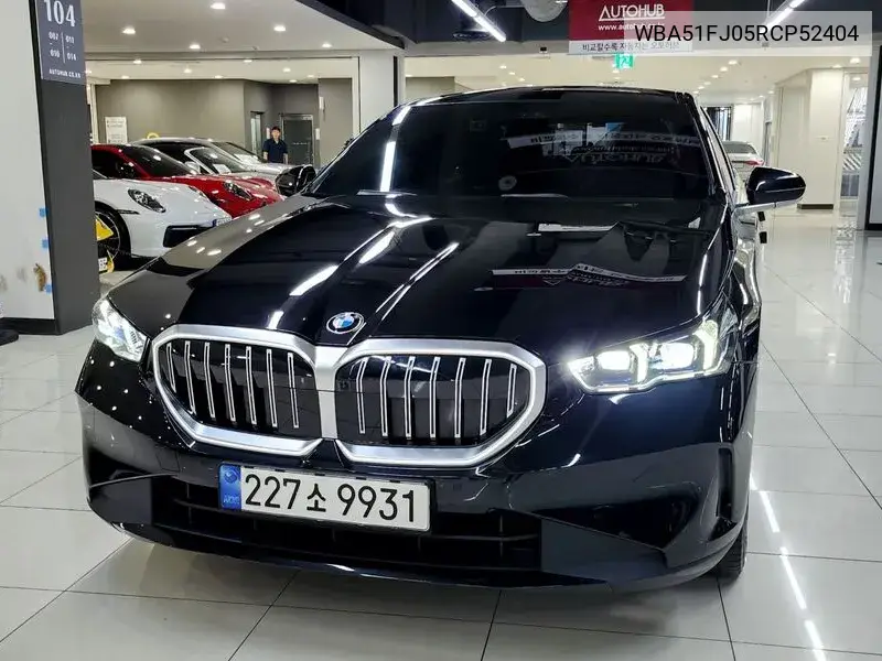 5 Series (G60) 530I xDrive VIN: WBA51FJ05RCP52404 Lot: 40012883