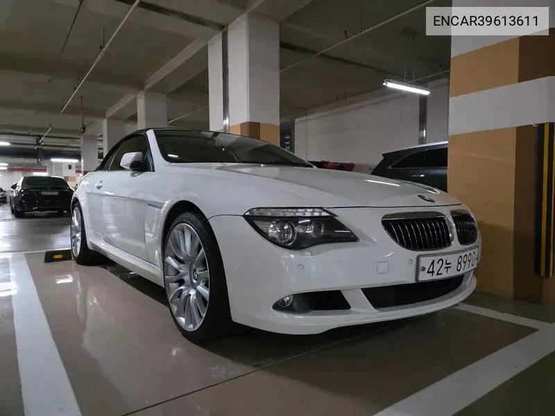 6 Series (E63) 650I Convertible VIN: ENCAR39613611 Lot: 39613611