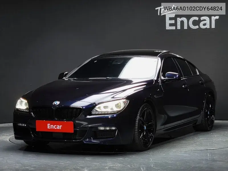 6 Series (F12) 640I Gran Coupe Exclusive VIN: WBA6A0102CDY64824 Lot: 39836726