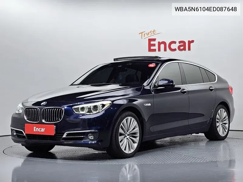BMW 5 Series Gt (F07) Gt 30D xDrive VIN: WBA5N6104ED087648 Lot: 38012889