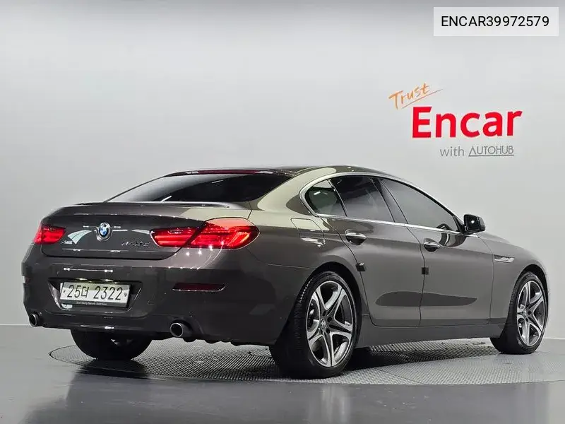 6 Series (F12) 640D xDrive Gran Coupe VIN: ENCAR39972579 Lot: 39972579