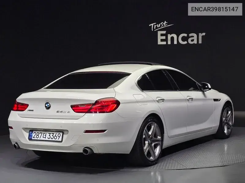 6 Series (F12) 640D xDrive Gran Coupe VIN: ENCAR39815147 Lot: 39815147