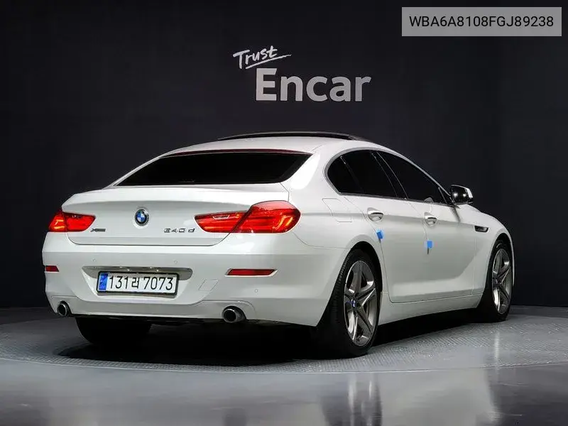 6 Series (F12) 640D xDrive Gran Coupe VIN: WBA6A8108FGJ89238 Lot: 39944562