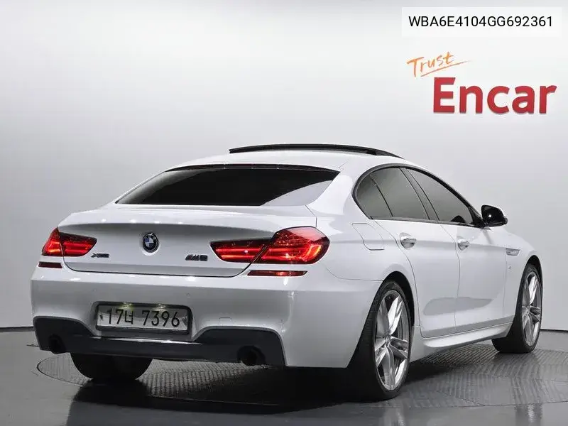 6 Series (F12) 640D xDrive M Sports Gran Coupe VIN: WBA6E4104GG692361 Lot: 39563131