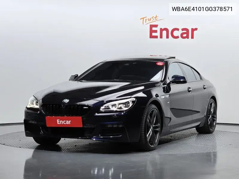 6 Series (F12) 640D xDrive M Sports Gran Coupe VIN: WBA6E4101GG378571 Lot: 39603692