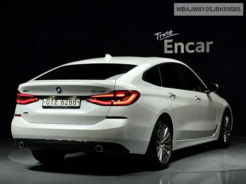 6 Series Gt (G32) 630D xDrive Luxury VIN: WBAJW8105JBK59585 Lot: 39637094