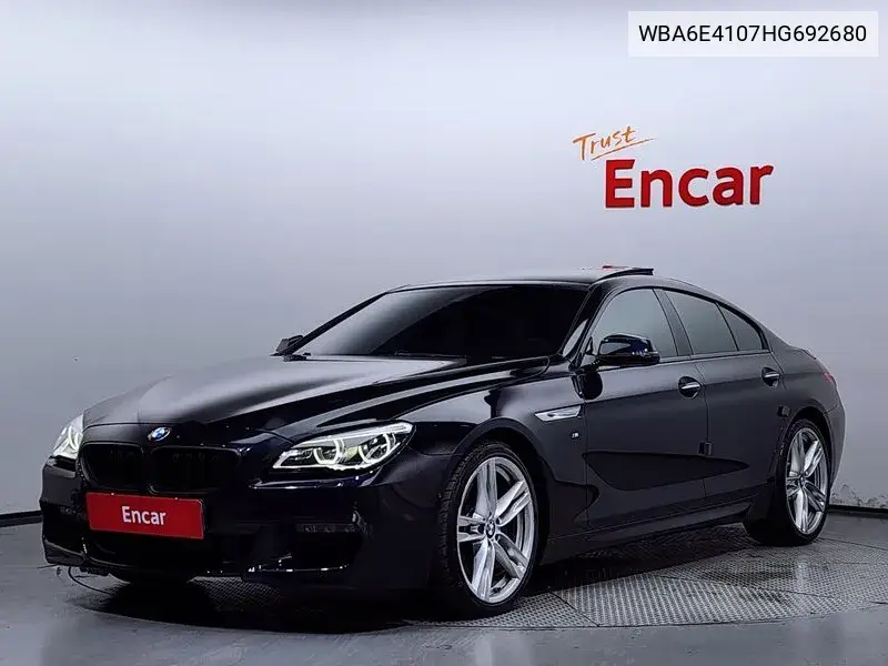 6 Series (F12) 640D xDrive M Sports Gran Coupe VIN: WBA6E4107HG692680 Lot: 39885592