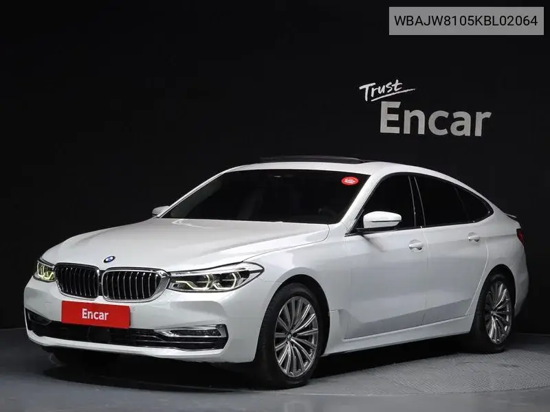 6 Series Gt (G32) 630D xDrive Luxury VIN: WBAJW8105KBL02064 Lot: 39942564