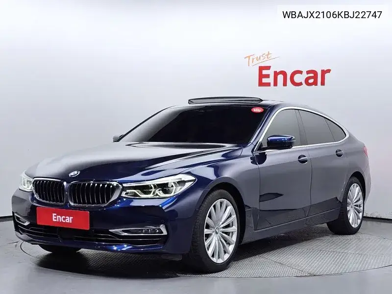 6 Series Gt (G32) 620D Luxury VIN: WBAJX2106KBJ22747 Lot: 39969053