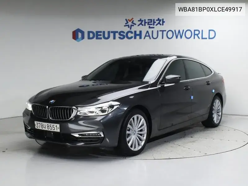 6 Series Gt (G32) 630I xDrive Luxury VIN: WBA81BP0XLCE49917 Lot: 39952380