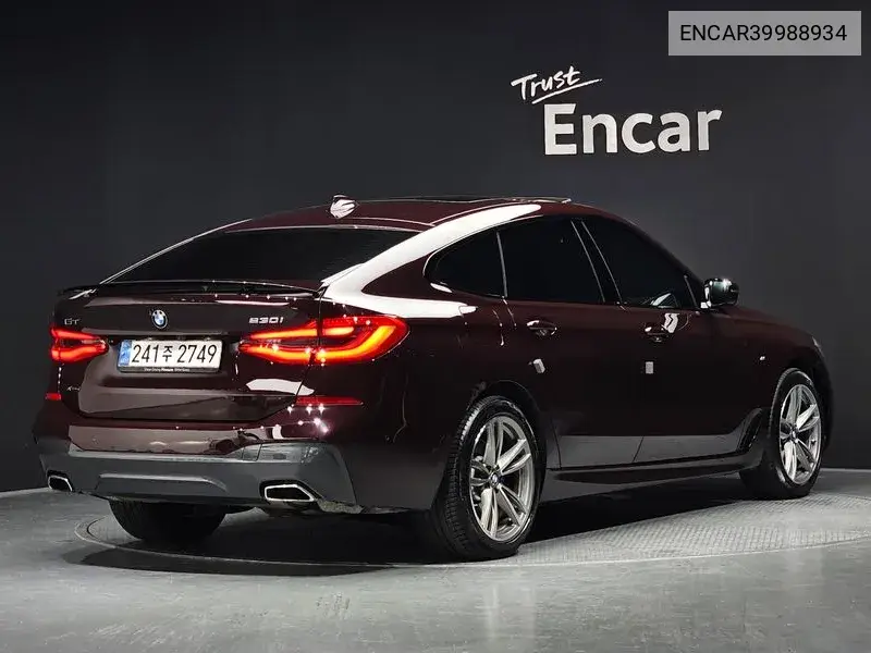 6 Series Gt (G32) 630I xDrive M Sports VIN: ENCAR39988934 Lot: 39988934