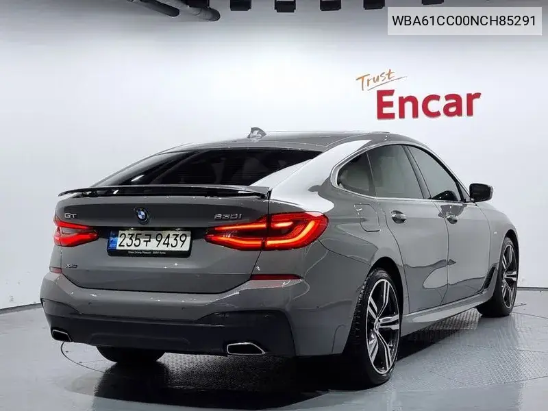 6 Series Gt (G32) 630I xDrive M Sports VIN: WBA61CC00NCH85291 Lot: 39618662