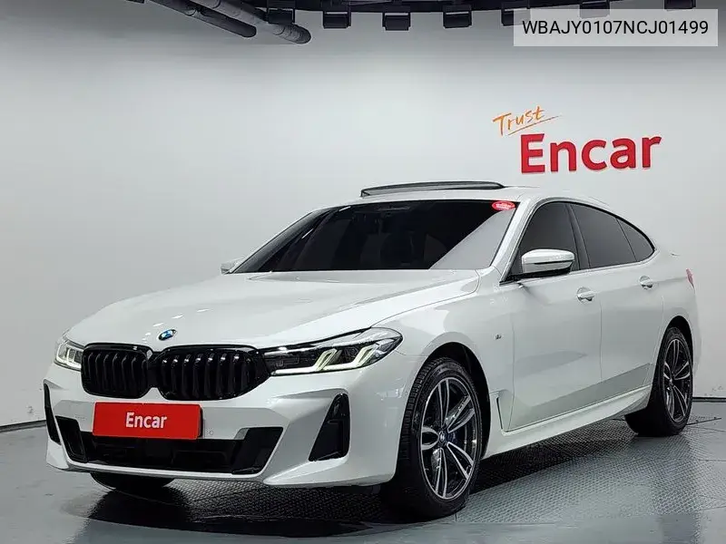 6 Series Gt (G32) 620D xDrive M Sports VIN: WBAJY0107NCJ01499 Lot: 39633260
