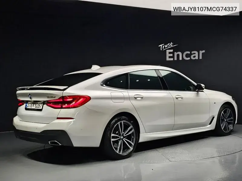 6 Series Gt (G32) 620D M Sports VIN: WBAJY8107MCG74337 Lot: 39951410