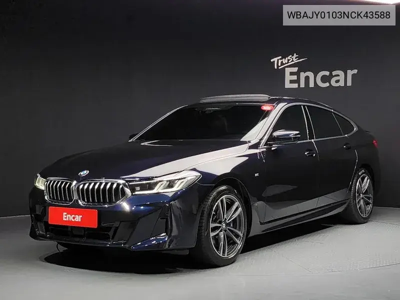 6 Series Gt (G32) 620D xDrive M Sports VIN: WBAJY0103NCK43588 Lot: 39603886