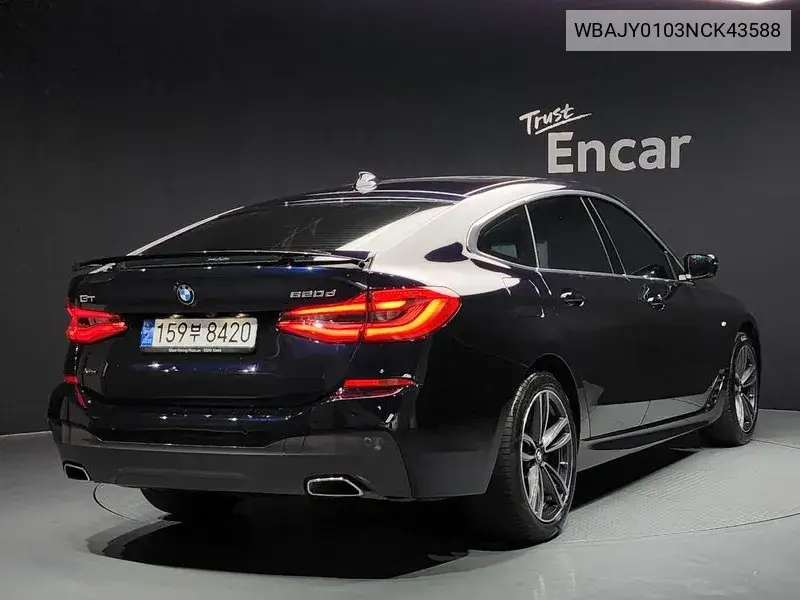 6 Series Gt (G32) 620D xDrive M Sports VIN: WBAJY0103NCK43588 Lot: 39603886