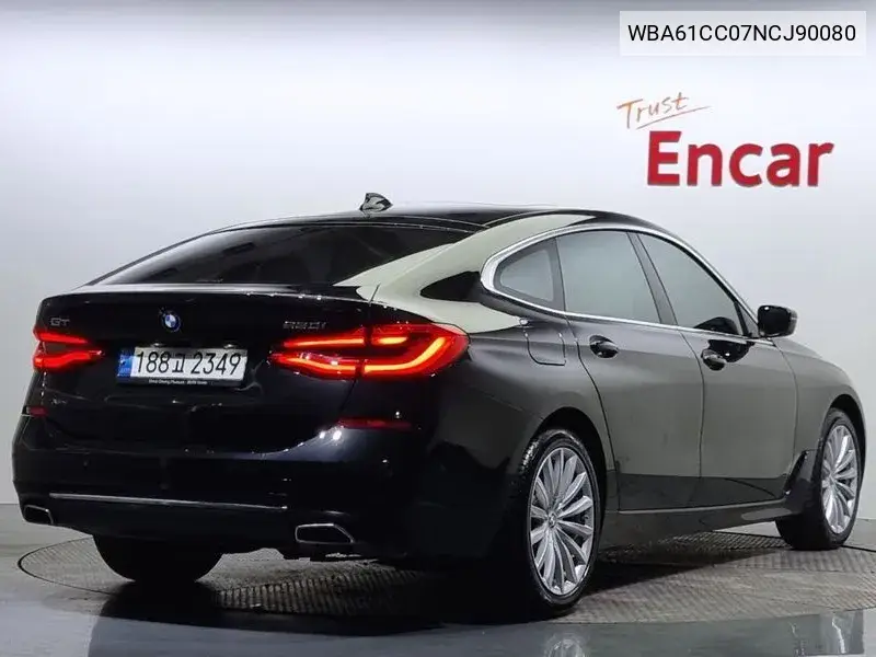 6 Series Gt (G32) 630I xDrive Luxury VIN: WBA61CC07NCJ90080 Lot: 39607793