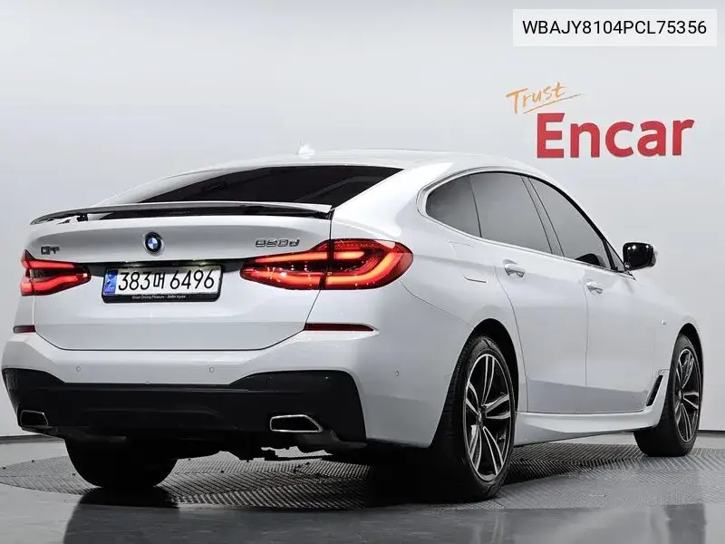 6 Series Gt (G32) 620D M Sports VIN: WBAJY8104PCL75356 Lot: 39623422