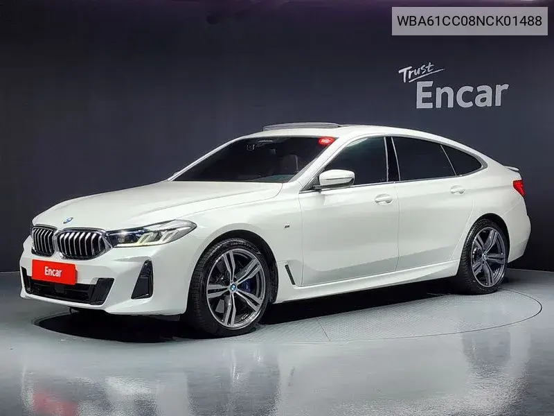 6 Series Gt (G32) 630I xDrive M Sports VIN: WBA61CC08NCK01488 Lot: 39813243