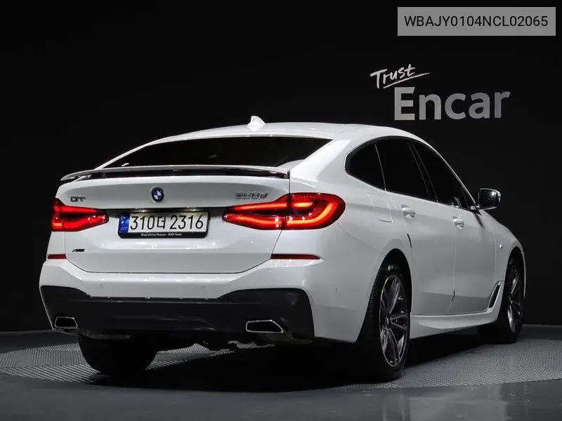 6 Series Gt (G32) 620D xDrive M Sports VIN: WBAJY0104NCL02065 Lot: 39904154