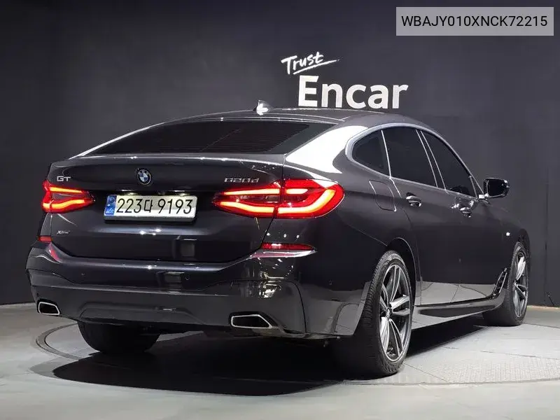 6 Series Gt (G32) 620D xDrive M Sports VIN: WBAJY010XNCK72215 Lot: 39942781