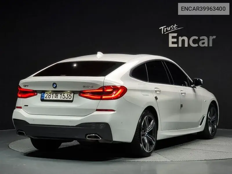 6 Series Gt (G32) 630I xDrive M Sports VIN: ENCAR39963400 Lot: 39963400