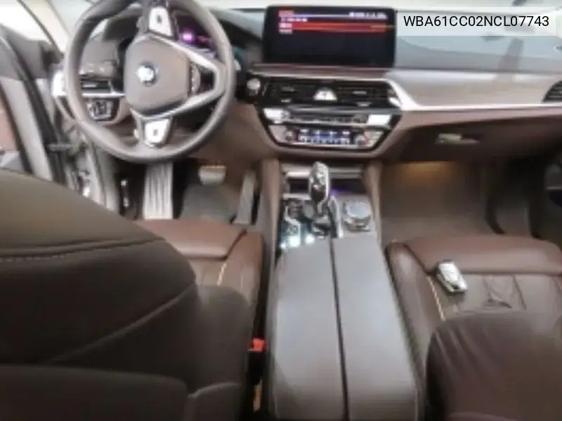 6 Series Gt (G32) 630I xDrive Luxury VIN: WBA61CC02NCL07743 Lot: 39992332