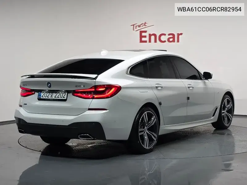 6 Series Gt (G32) 630I xDrive M Sports VIN: WBA61CC06RCR82954 Lot: 39957996