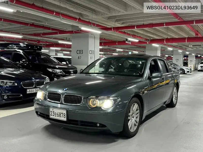 7 Series (E65) 735I VIN: WBSGL41023DL93649 Lot: 39914225