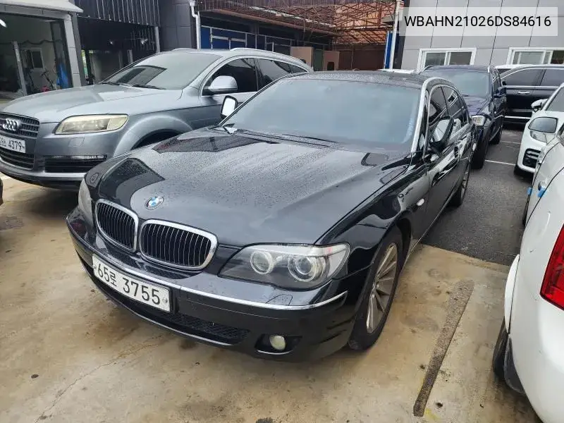 7 Series (E65) 730Li VIN: WBAHN21026DS84616 Lot: 39956908