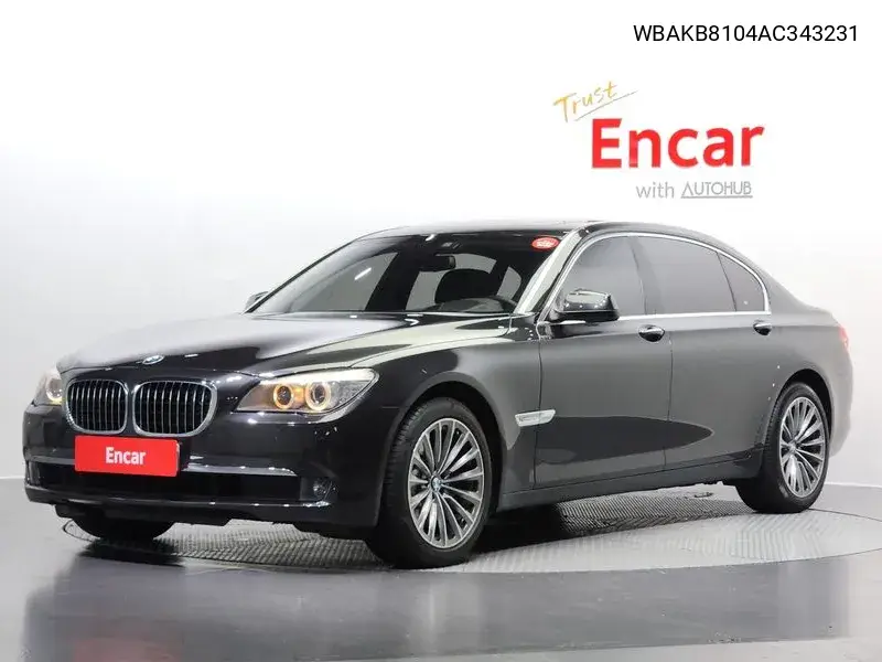 7 Series (F01) 750Li VIN: WBAKB8104AC343231 Lot: 39990377
