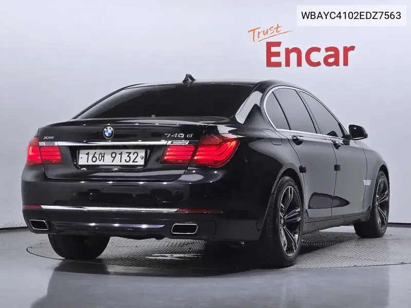 7 Series (F01) 730D xDrive VIN: WBAYC4102EDZ7563 Lot: 39953289