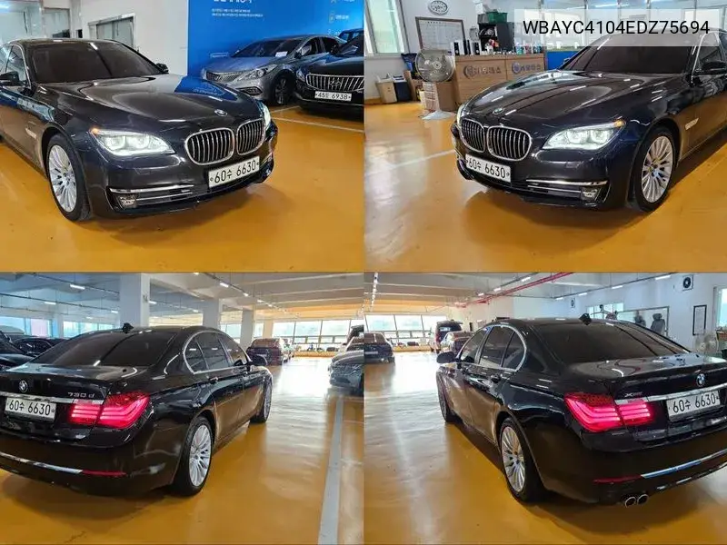 7 Series (F01) 730D xDrive VIN: WBAYC4104EDZ75694 Lot: 39969291