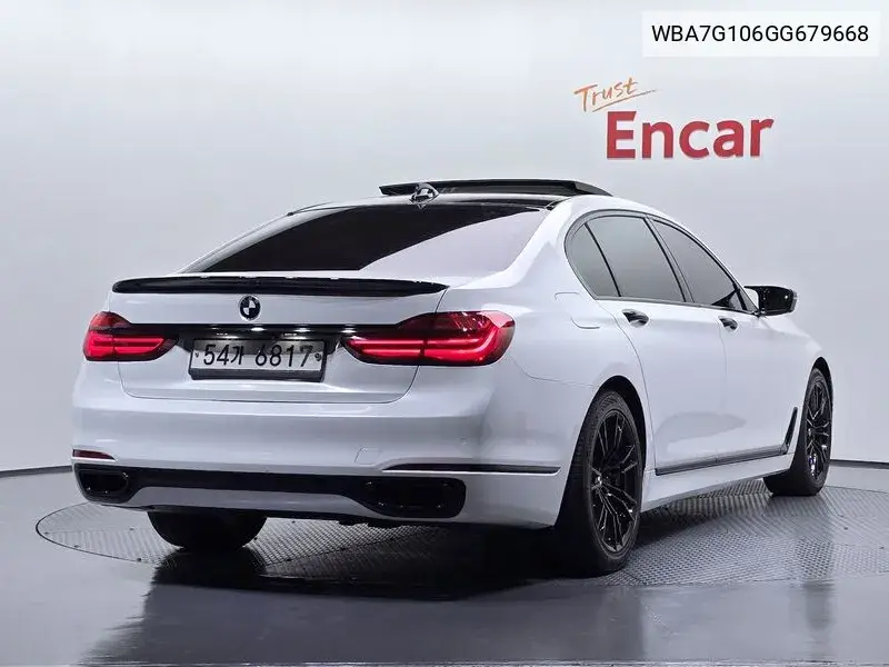 7 Series (G11) 730Ld xDrive M Sports VIN: WBA7G106GG679668 Lot: 39962701