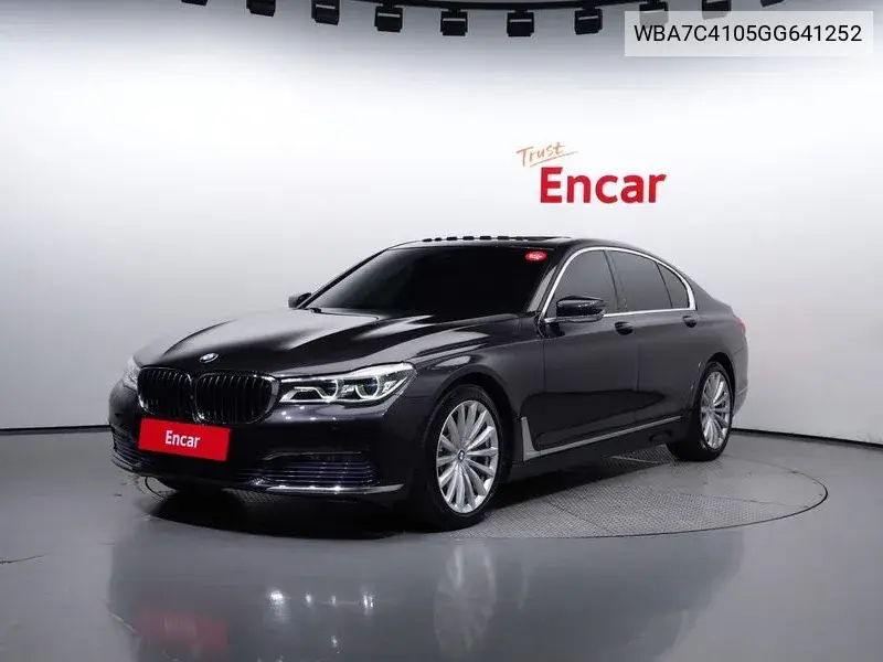 7 Series (G11) 730D xDrive VIN: WBA7C4105GG641252 Lot: 39964955