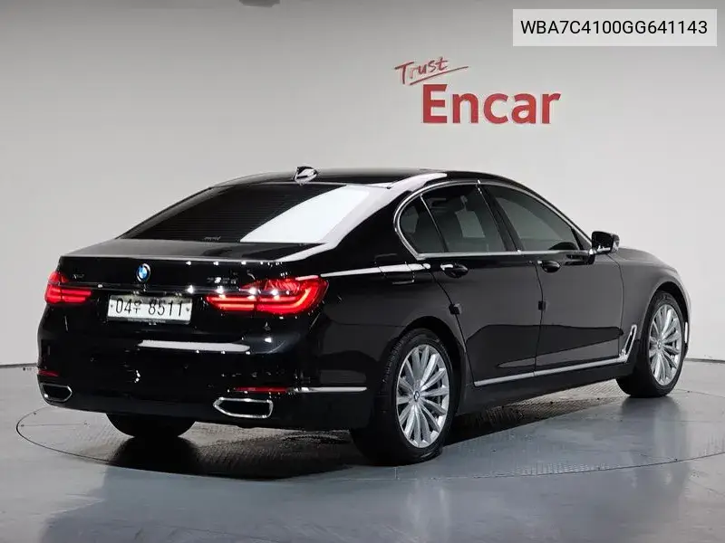 7 Series (G11) 730D xDrive VIN: WBA7C4100GG641143 Lot: 39967453