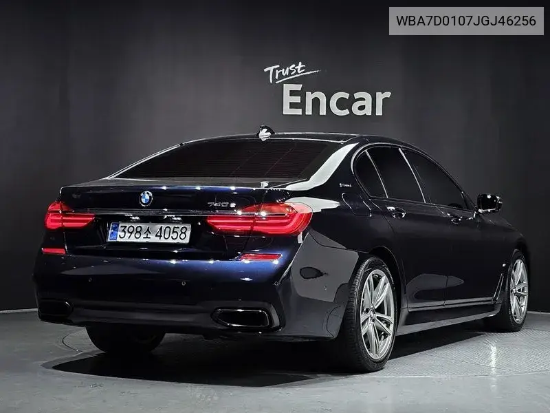 7 Series (G11) 740E I Performance M Sports VIN: WBA7D0107JGJ46256 Lot: 39638881